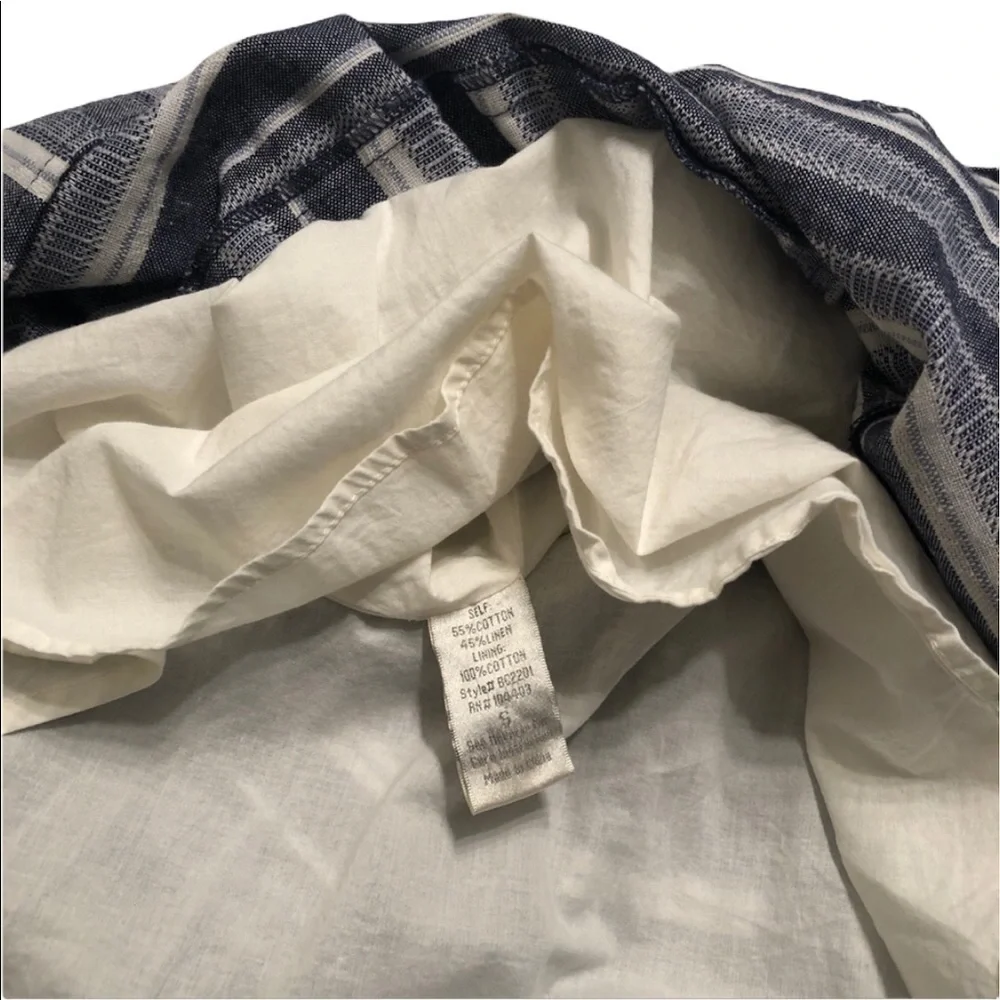 J.O.A skirt Mini blue striped mini cottagecore chic summer - Picture 6 of 7